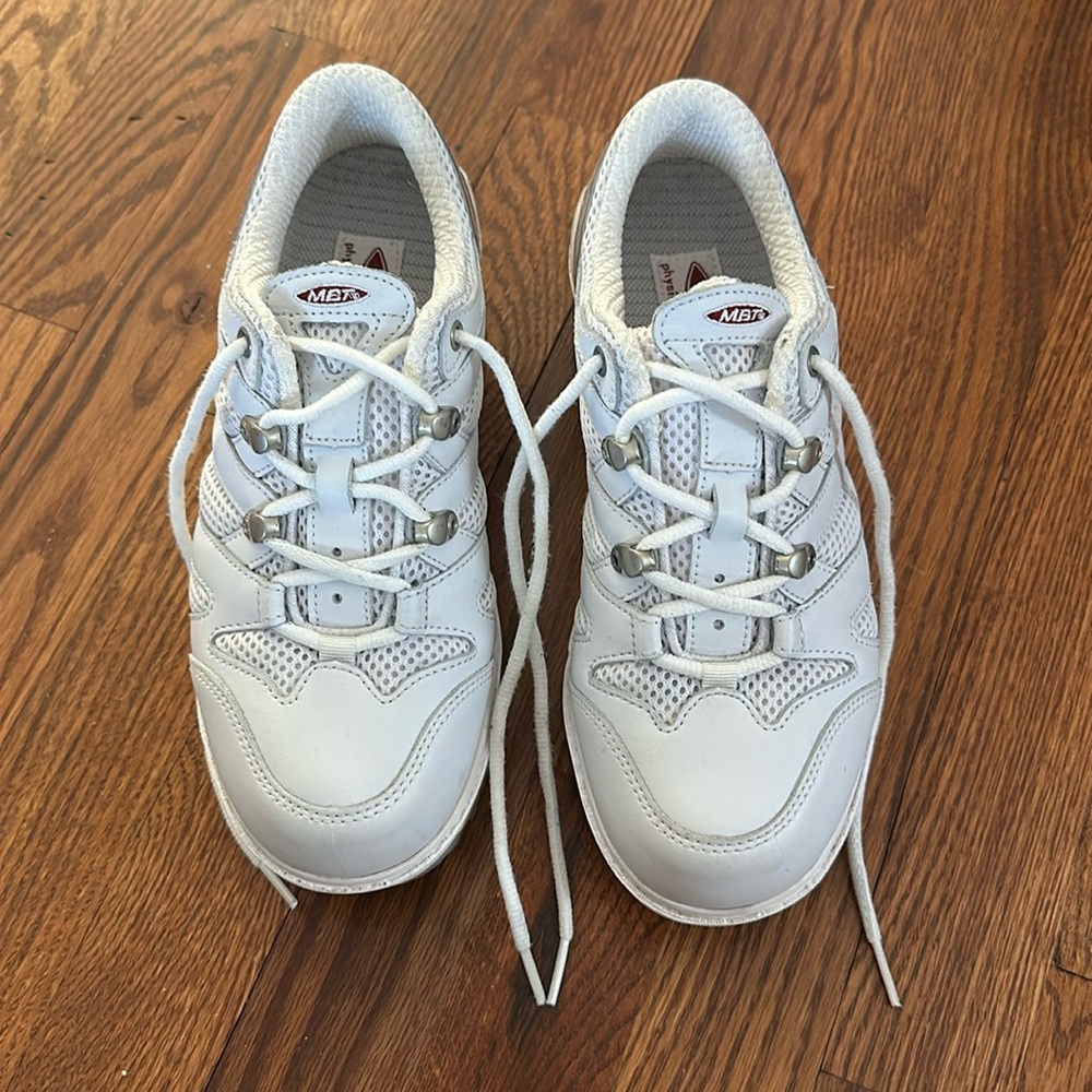 Barely worn MBT sneakers with box and DVD